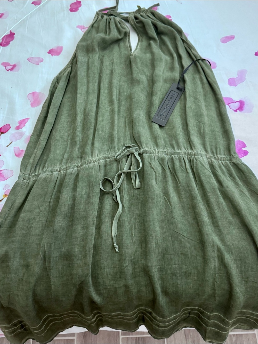 Young Fabulous & Broke Olive Green Midi Dress